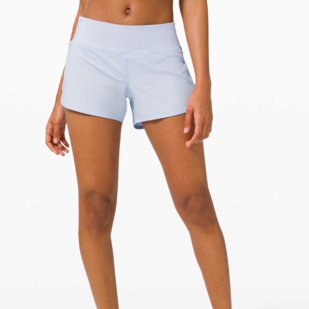 Lululemon Speed Up MR Short 4" (Size 4) Daydream EUC